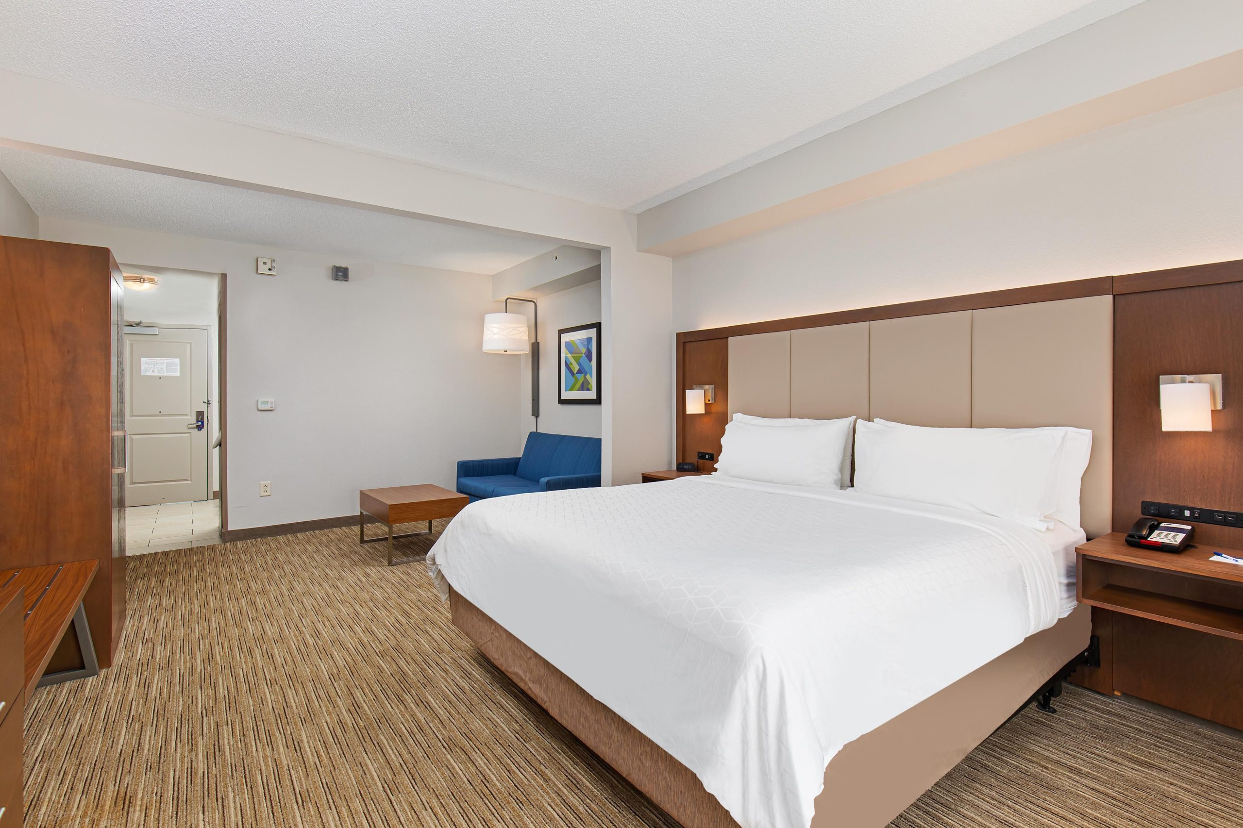 Modern hotel room at Holiday Inn Express Mt. Juliet near Nashville